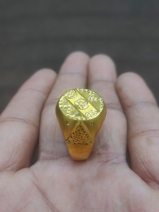 Ring Size 25 By Chokerset In Gold Forming GFGR6913