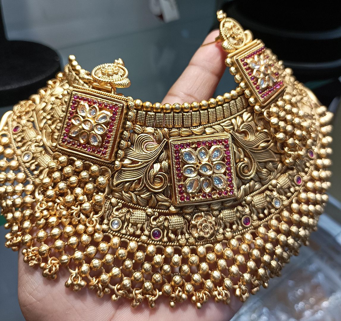 Polki Neklace Set By Chokerset PKNS1028