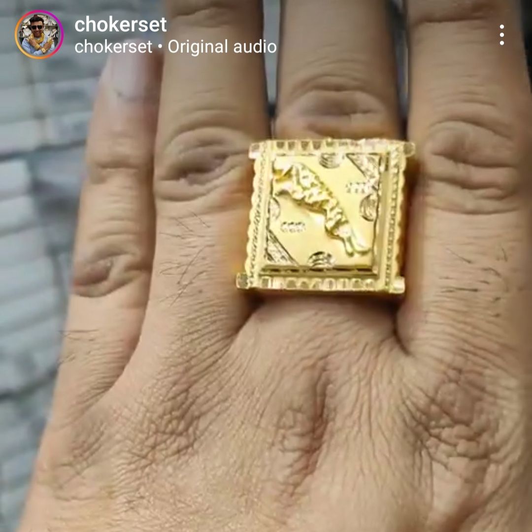 Gold Forming Ring By Chokerset GFGR5007