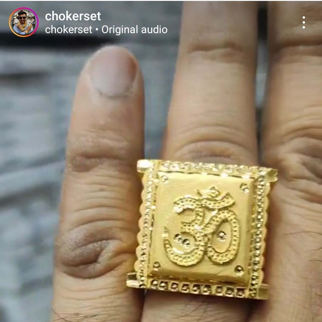 Gold Forming Ring By Chokerset GFGR5005