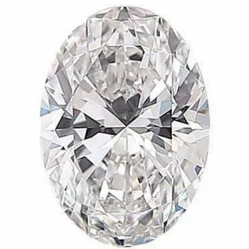 OVAL SHAPE MOISSANITE GRA CERTIFIED D COLOUR VVS1 CLARITY EXCELLENT CUT
