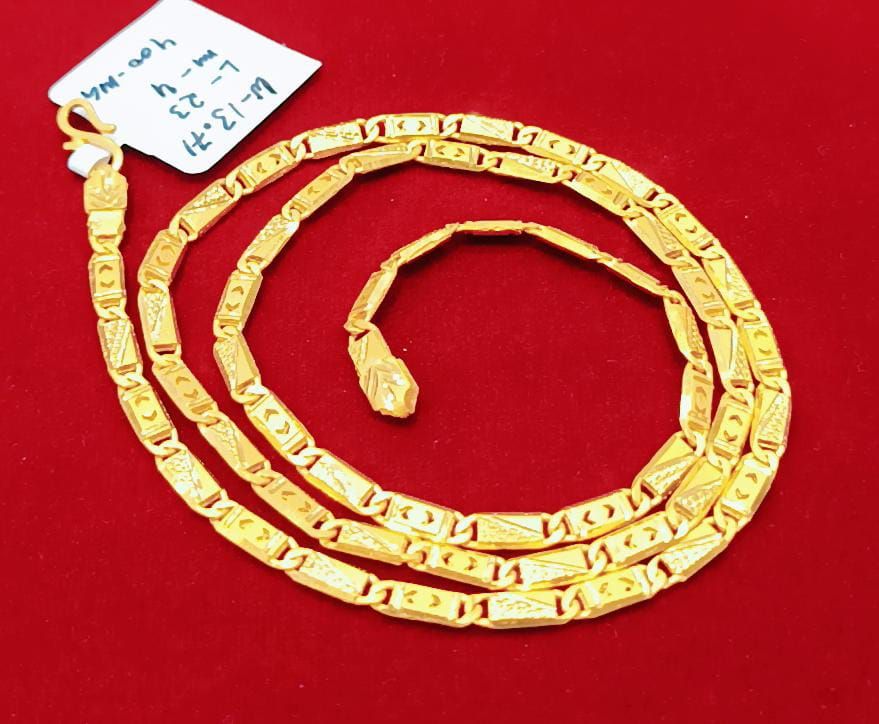 23 Size 400 Mg.1 Gram 24 kt Gold Forming Concept Chains By Chokerset  CSCHAIN1026