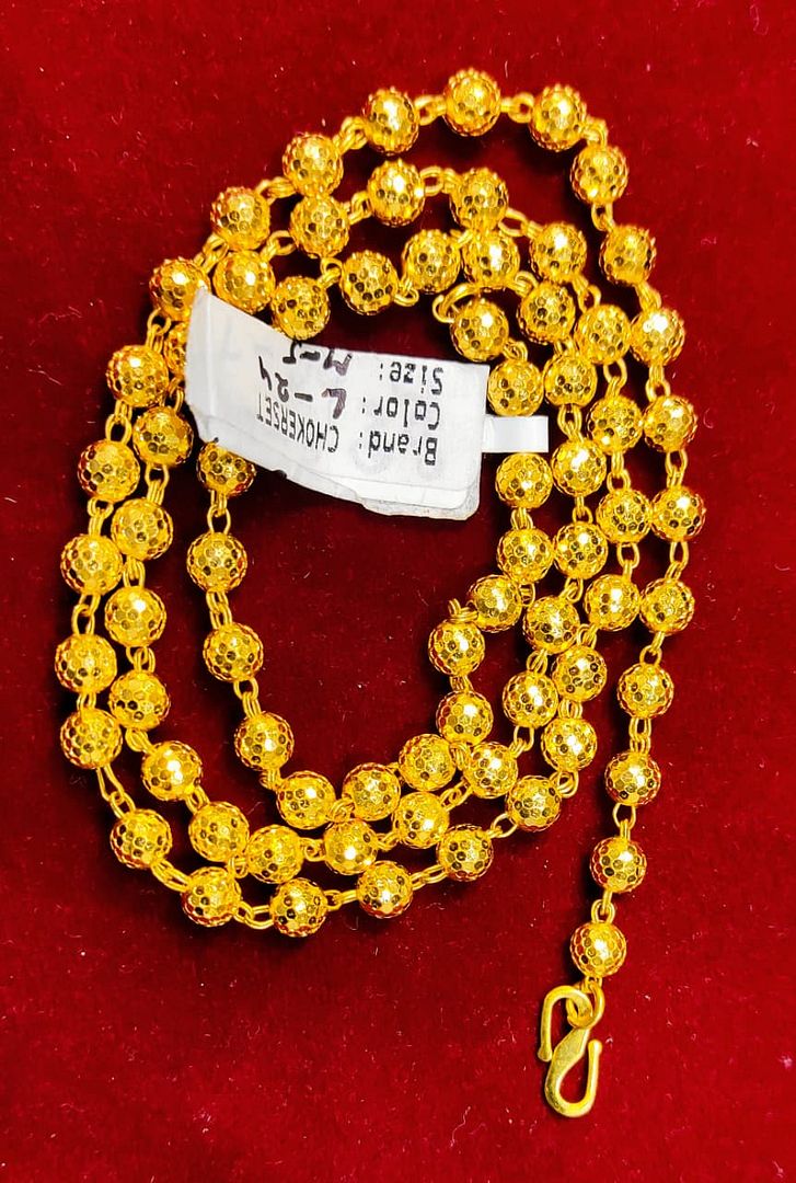 30 Size 300 Mg.1 Gram 24 kt Gold Forming Concept Chains By Chokerset  CSCHAIN1018