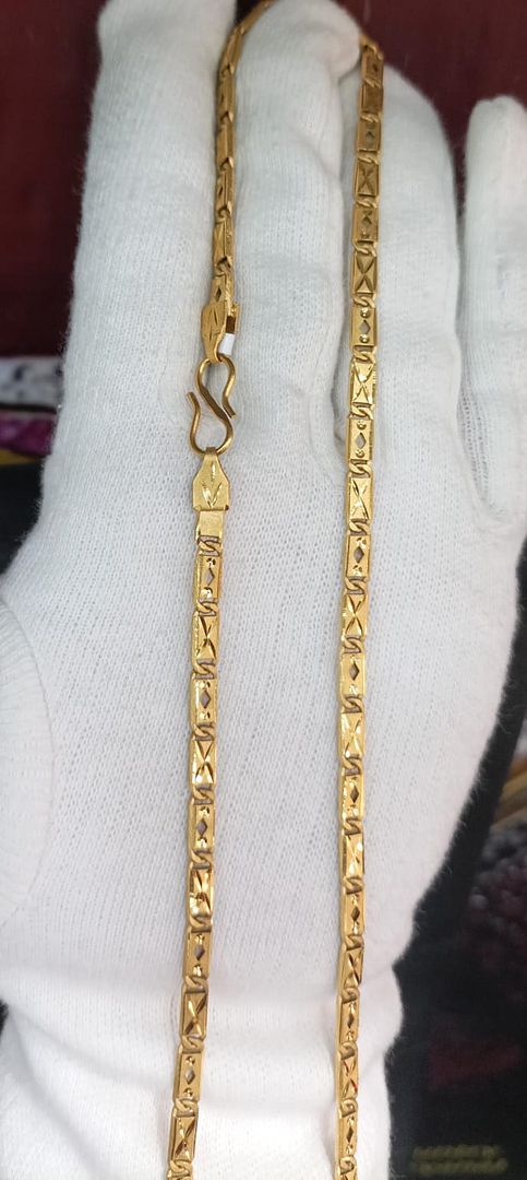 20 Size 100 Mg. Gold Forming Chain By Chokerset CHAIN9171
