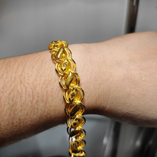 200 Milligram Gold Forming Bracelet By Chokerset WAB641