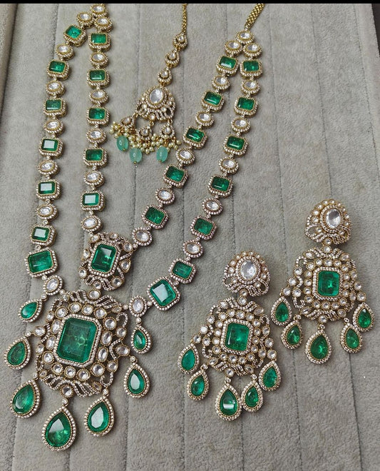 Fine Polki Kundan Antique Set By Chokerset APS1206