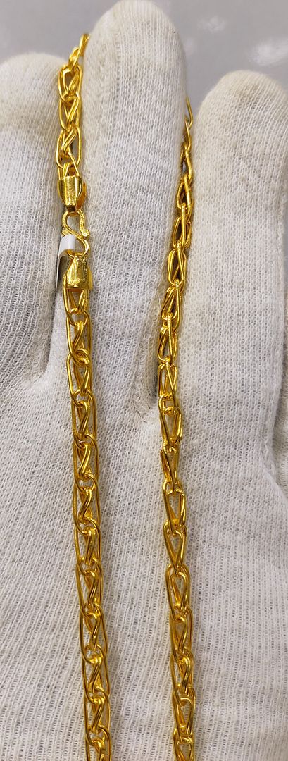 21 Size 300 Mg. Gold Forming Chains By Chokerset CHAIN9018
