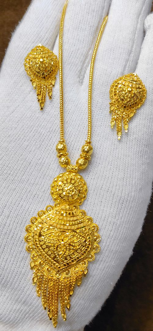 18 Size 200 MG Gold Forming Necklace By Chokerset PSET6353