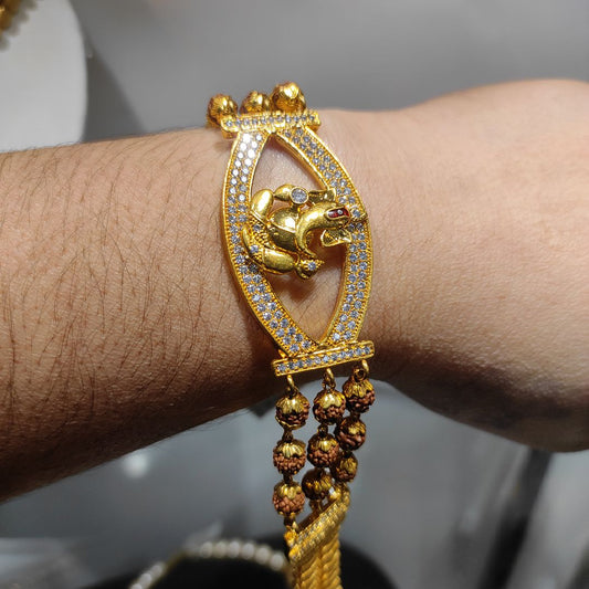 200 Milligram Gold Forming Bracelet By Chokerset WAB644