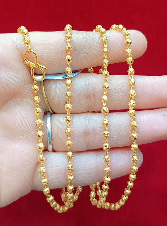 32 Size 50 Mg.1 Gram 24 kt Gold Forming Concept Chains By Chokerset  CSCHAIN1123