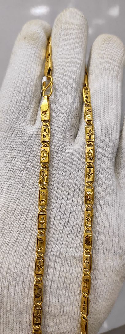 21 Size 100 Mg. Gold Forming Chain By Chokerset CHAIN9118