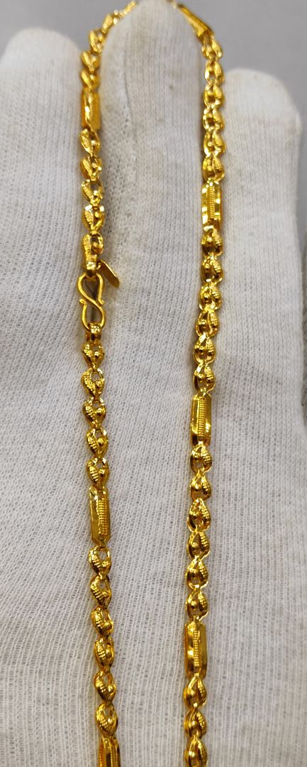 24 Size 100 Mg. Gold Forming Chain By Chokerset CHAIN9165