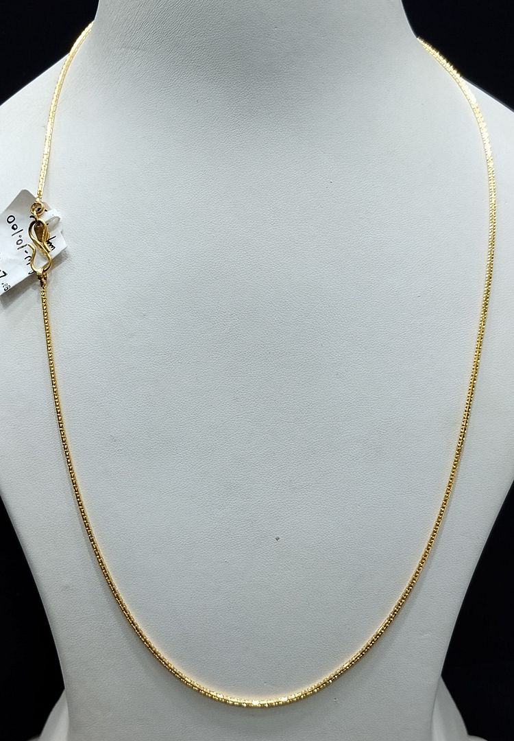 24 Size 100 Mg. Gold Forming Chain By Chokerset CHAIN857