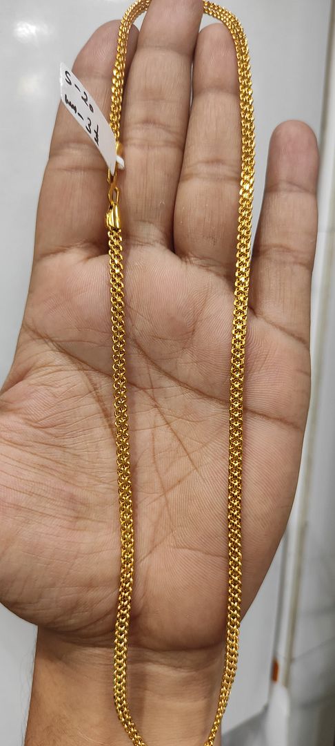 20 Size 25 Mg. Gold Forming Chain By Chokerset CHAIN9198