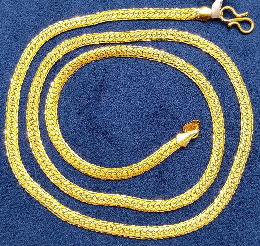 24 Size 200 Mg.1 Gram 24 kt Gold Forming Concept Chains By Chokerset  CSCHAIN1040