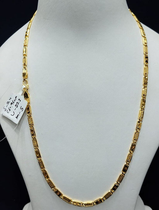 24 Size 300 Milligram Gold Forming Chain By Chokerset CSCH9536