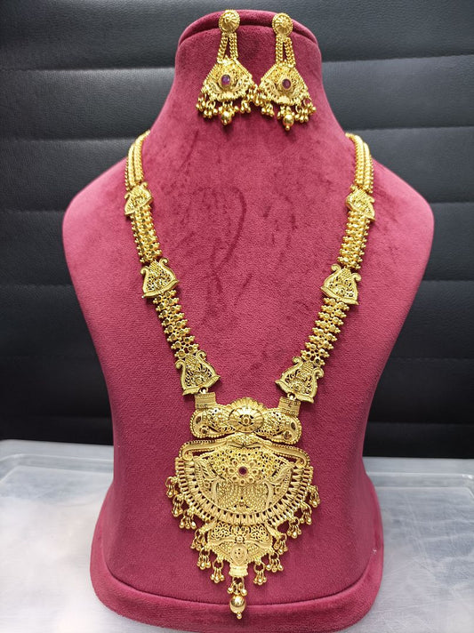 Gold Forming Necklace By Chokerset NECK4721