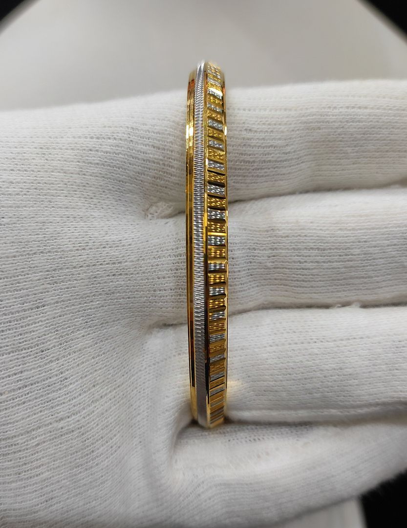 200 Mg. Gold Forming Concept Gents Kada By Chokerset CSGK3005-2.4