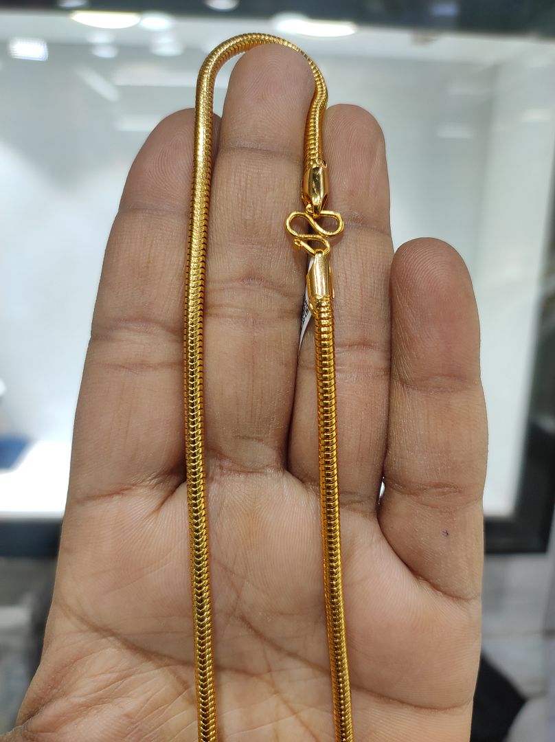 25 Milligram Gold Forming Chain By Chokerset WAC718