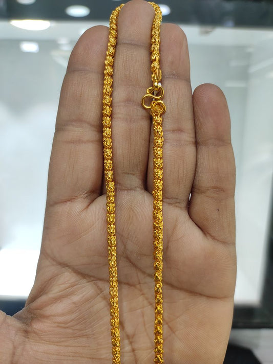 25 Milligram Gold Forming Chain By Chokerset WAC711