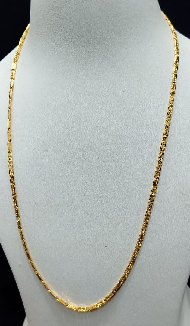 24 Size 100 Mg. Gold Forming Chain By Chokerset CHAIN844
