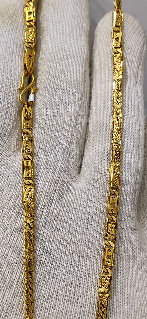 21 Size 100 Mg. Gold Forming Chain By Chokerset CHAIN9114