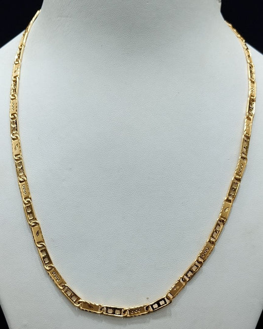 22 Size 100 Mg. Gold Forming Chain By Chokerset CHAIN849