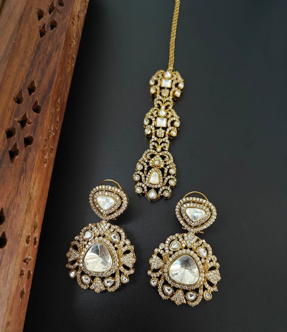 Fine Fashion Jewellery Maangtikka Earrings By Chokerset APE1122