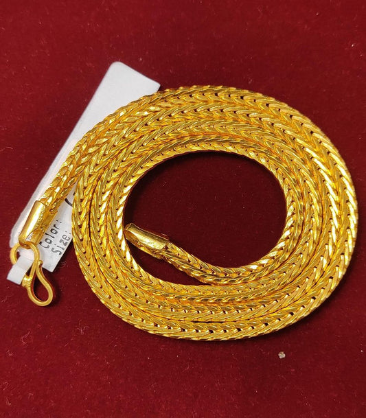 25 Size 400 Mg.1 Gram 24 kt Gold Forming Concept Chains By Chokerset  CSCHAIN1108