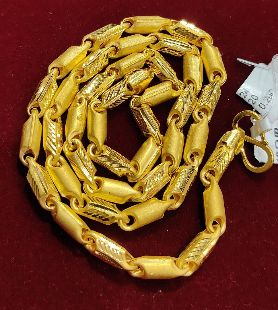 20 Size 200 Mg.1 Gram 24 kt Gold Forming Concept Chains By Chokerset  CSCHAIN1047
