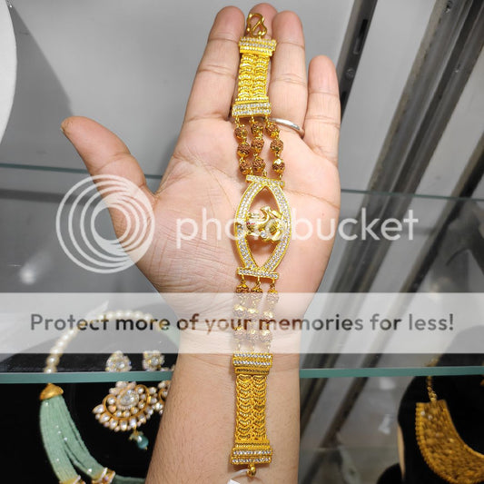 200 Milligram Gold Forming Bracelet By Chokerset WAB644
