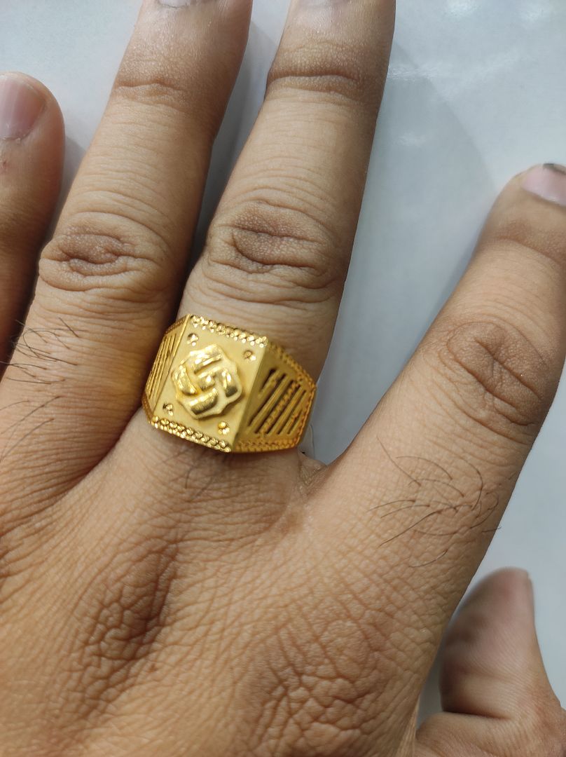 50 Milligram Gold Forming Ring By Chokerset WAF811