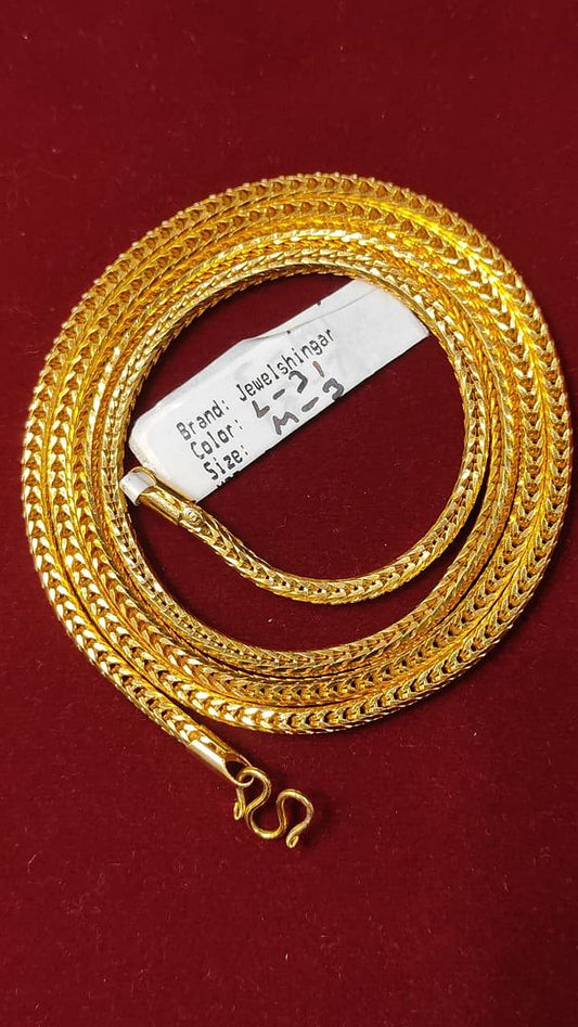 31 Size 50 Mg.1 Gram 24 kt Gold Forming Concept Chains By Chokerset  CSCHAIN1120