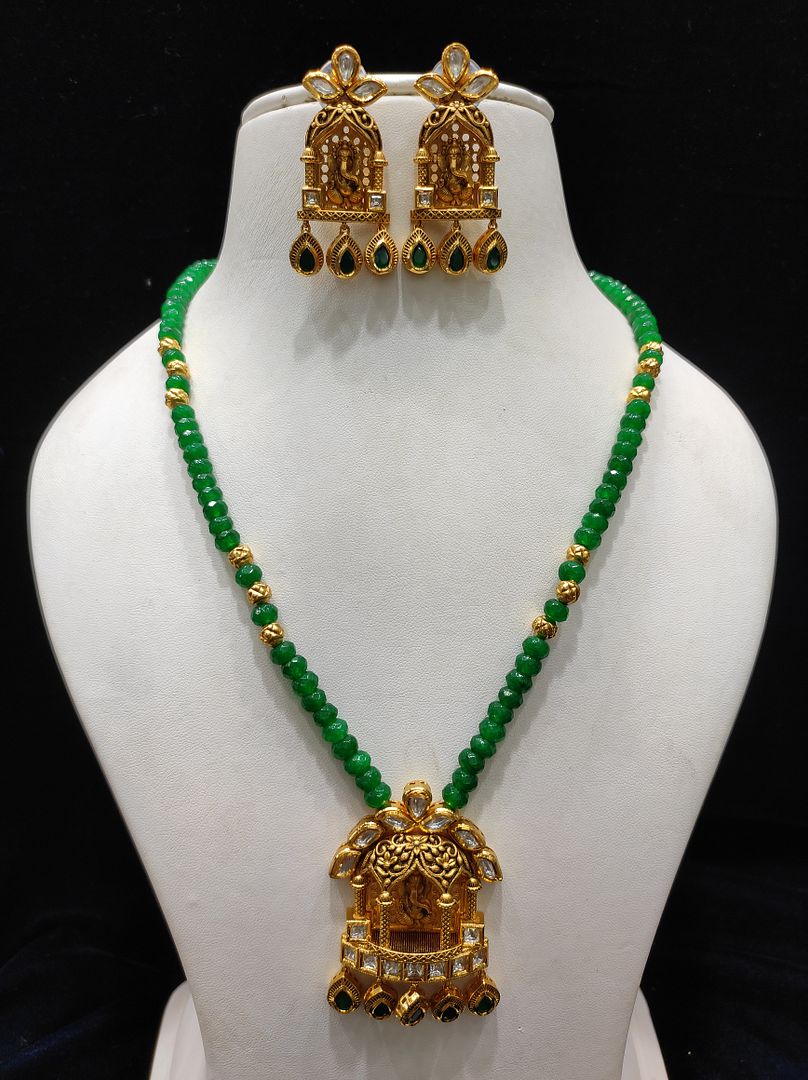 Fine Fashion Kundan Polki Jewellery Set By Chokerset CSACS452