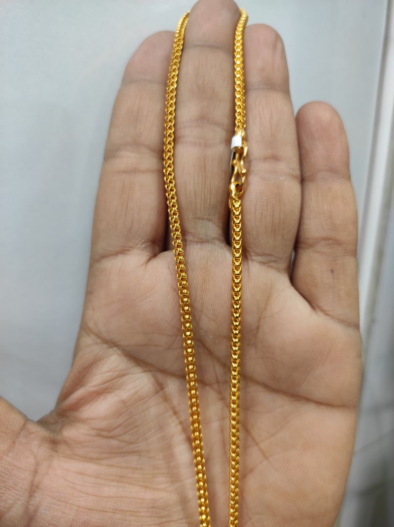 25 Milligram Gold Forming Chain By Chokerset WAC707