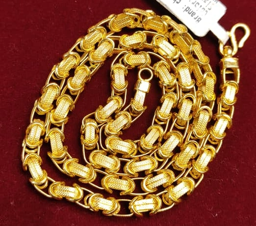 20 Size 200 Mg.1 Gram 24 kt Gold Forming Concept Chains By Chokerset  CSCHAIN1062