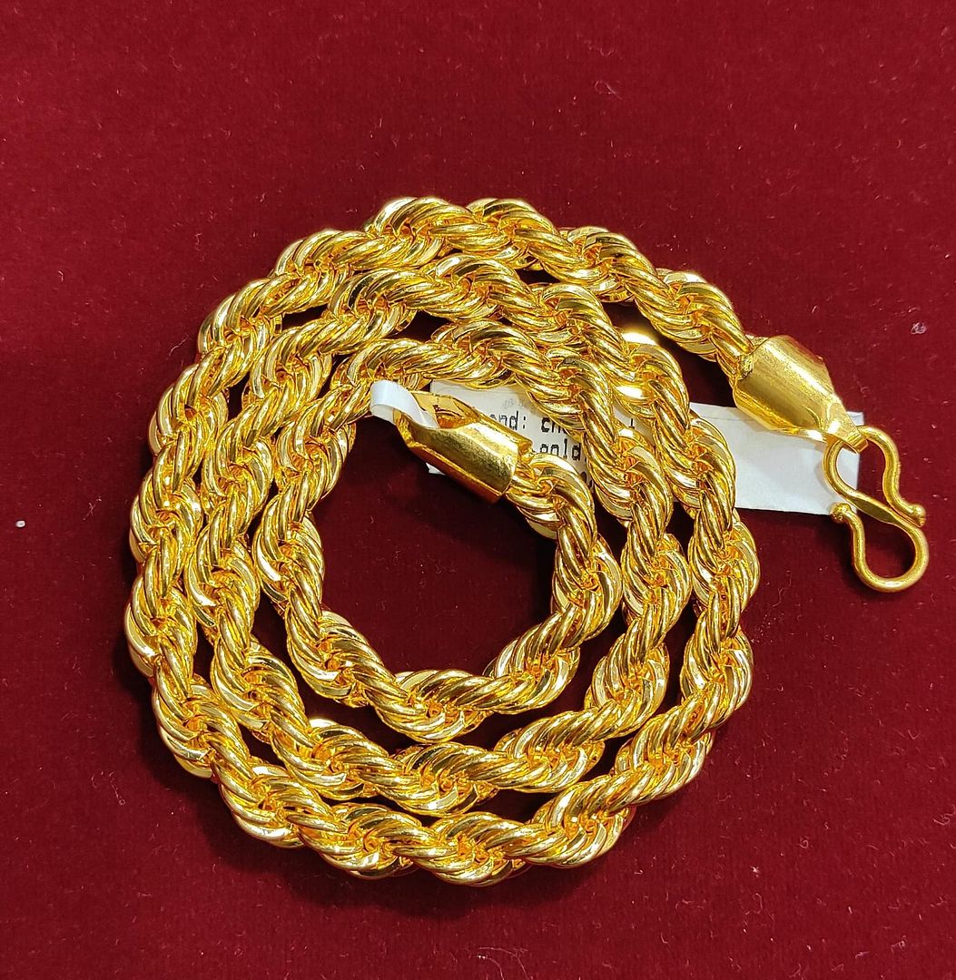 22 Size 200 Mg.1 Gram 24 kt Gold Forming Concept Chains By Chokerset  CSCHAIN1044