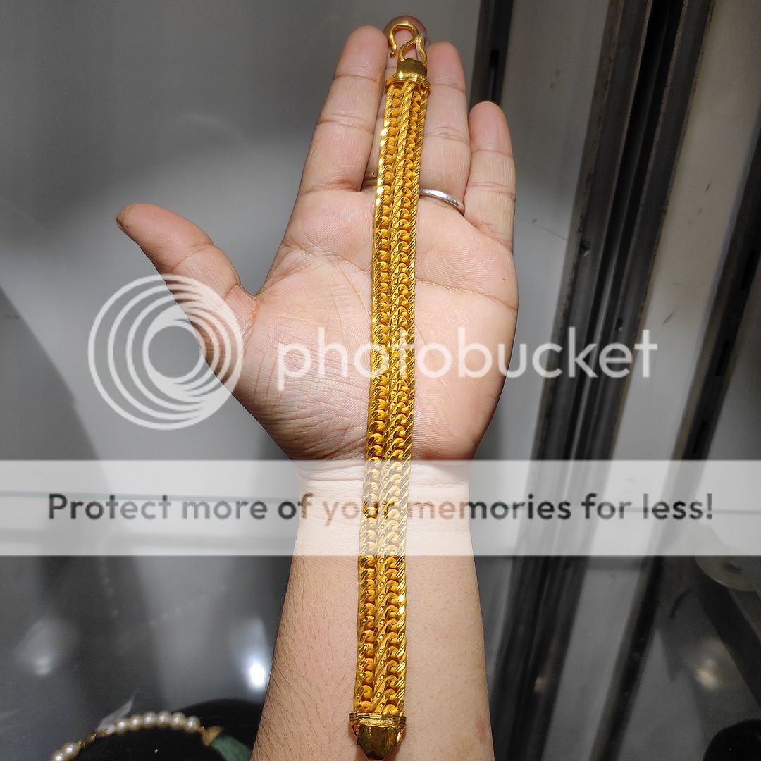 200 Milligram Gold Forming Bracelet By Chokerset WAB633
