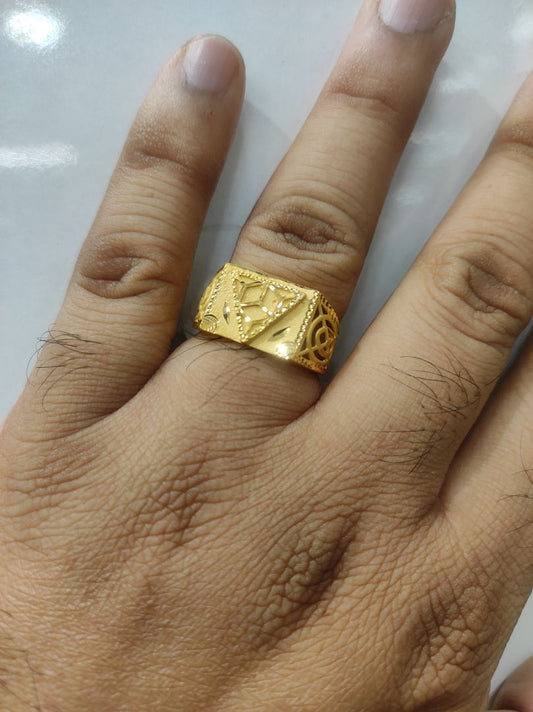 50 Milligram Gold Forming Ring By Chokerset WAF837