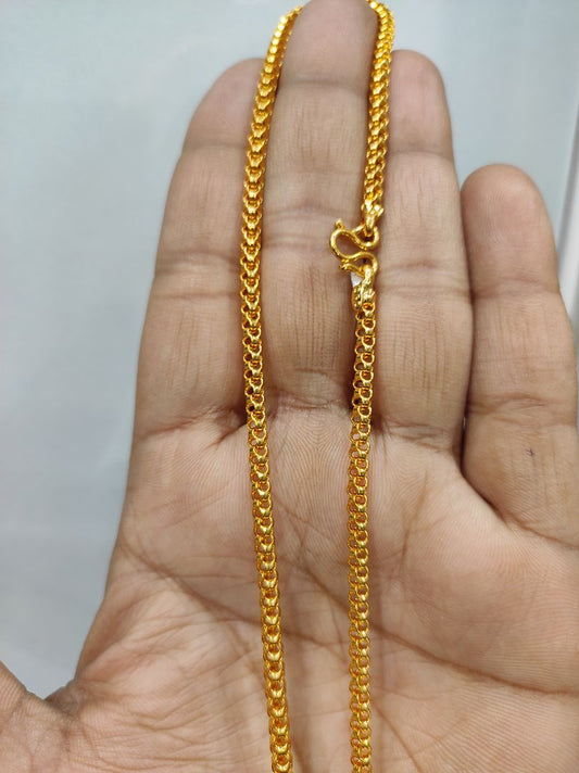 25 Milligram Gold Forming Chain By Chokerset WAC702