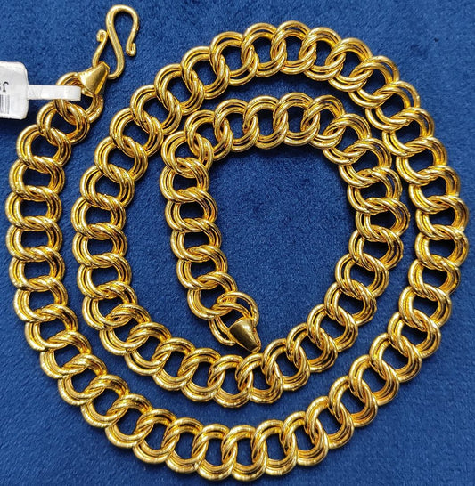 23 Size 1000 Mg.1 Gram 24 kt Gold Forming Concept Chains By Chokerset  CSCHAIN1032