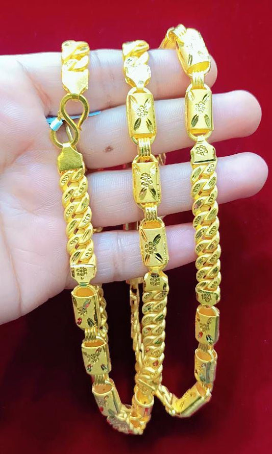 30 Size 200 Mg.1 Gram 24 kt Gold Forming Concept Chains By Chokerset  CSCHAIN1115
