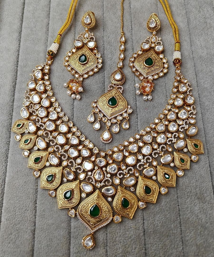 Polki Antique Necklace By Chokerset CSNS6867