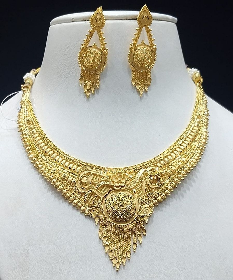 Gold Forming Jewellery Sets By Chokerset CSGF3502