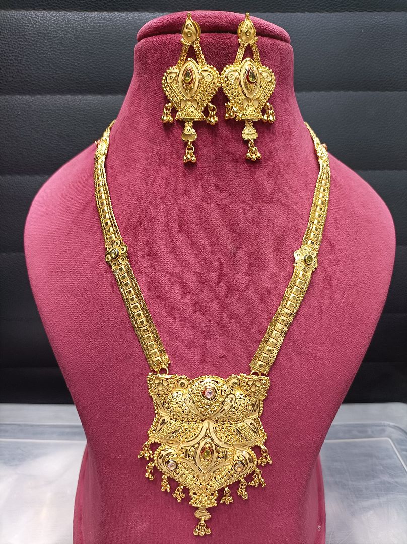 Gold Forming Necklace By Chokerset NECK4727