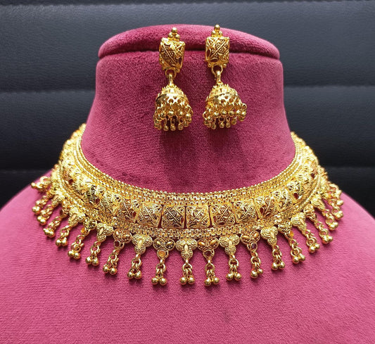 200 Mg. Gold Forming Necklace By Chokerset CSGF1761