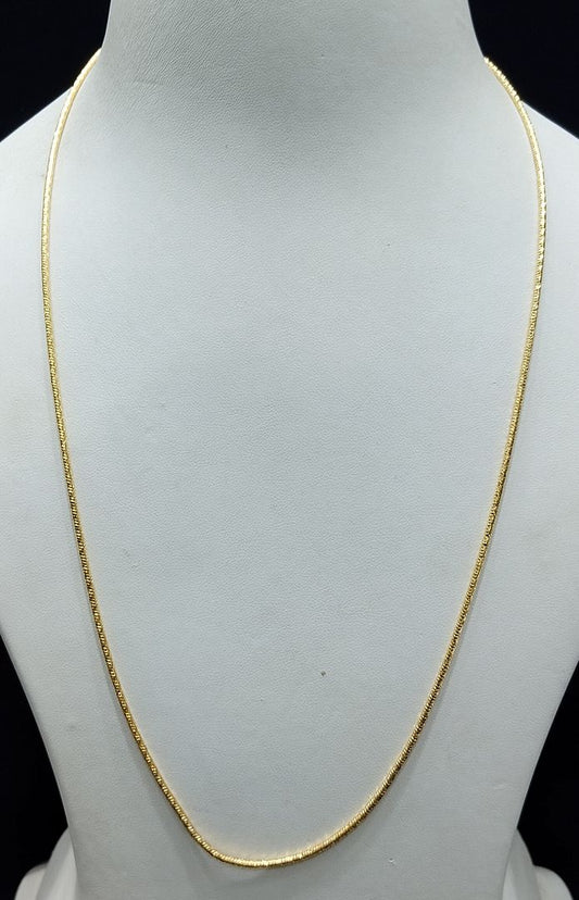 24 Size 100 Mg. Gold Forming Chain By Chokerset CHAIN851
