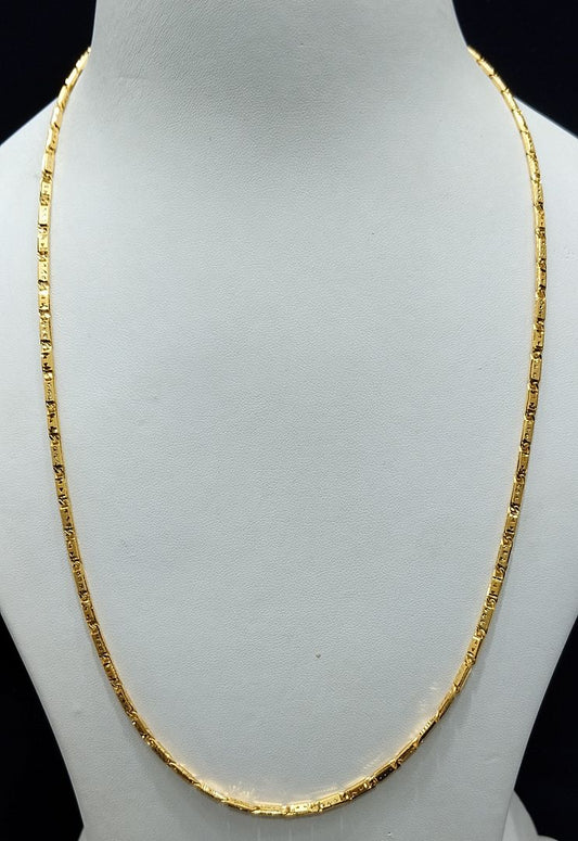 24 Size 100 Mg. Gold Forming Chain By Chokerset CHAIN826