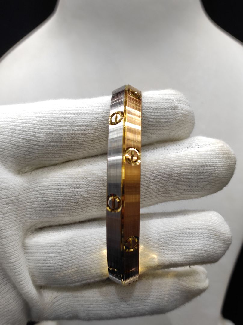 200 Mg. Gold Forming Concept Gents Kada By Chokerset CSGK3010-2.4