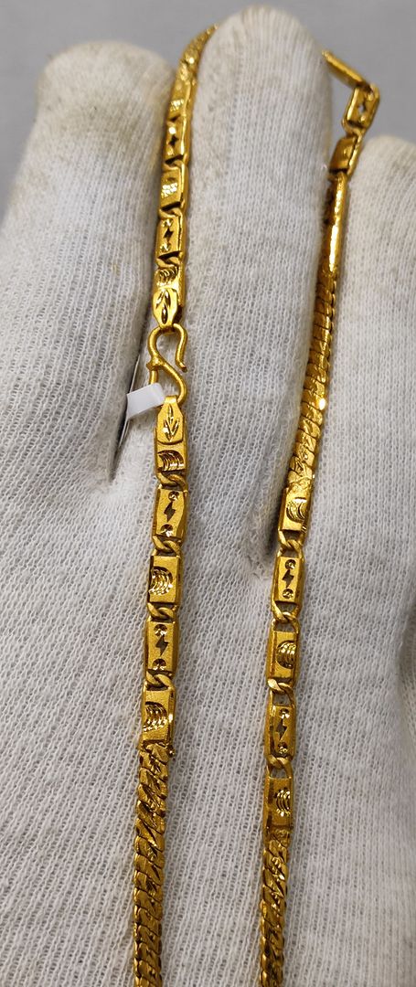 21 Size 100 Mg. Gold Forming Chain By Chokerset CHAIN9110